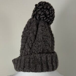 Smartwool Merino Wool Knitted Beanie in Grey‎